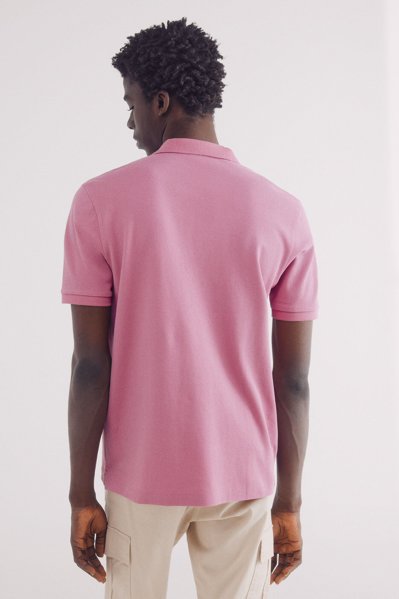 Springfield Polo piqu&eacute; b&aacute;sico regular fit fucsia