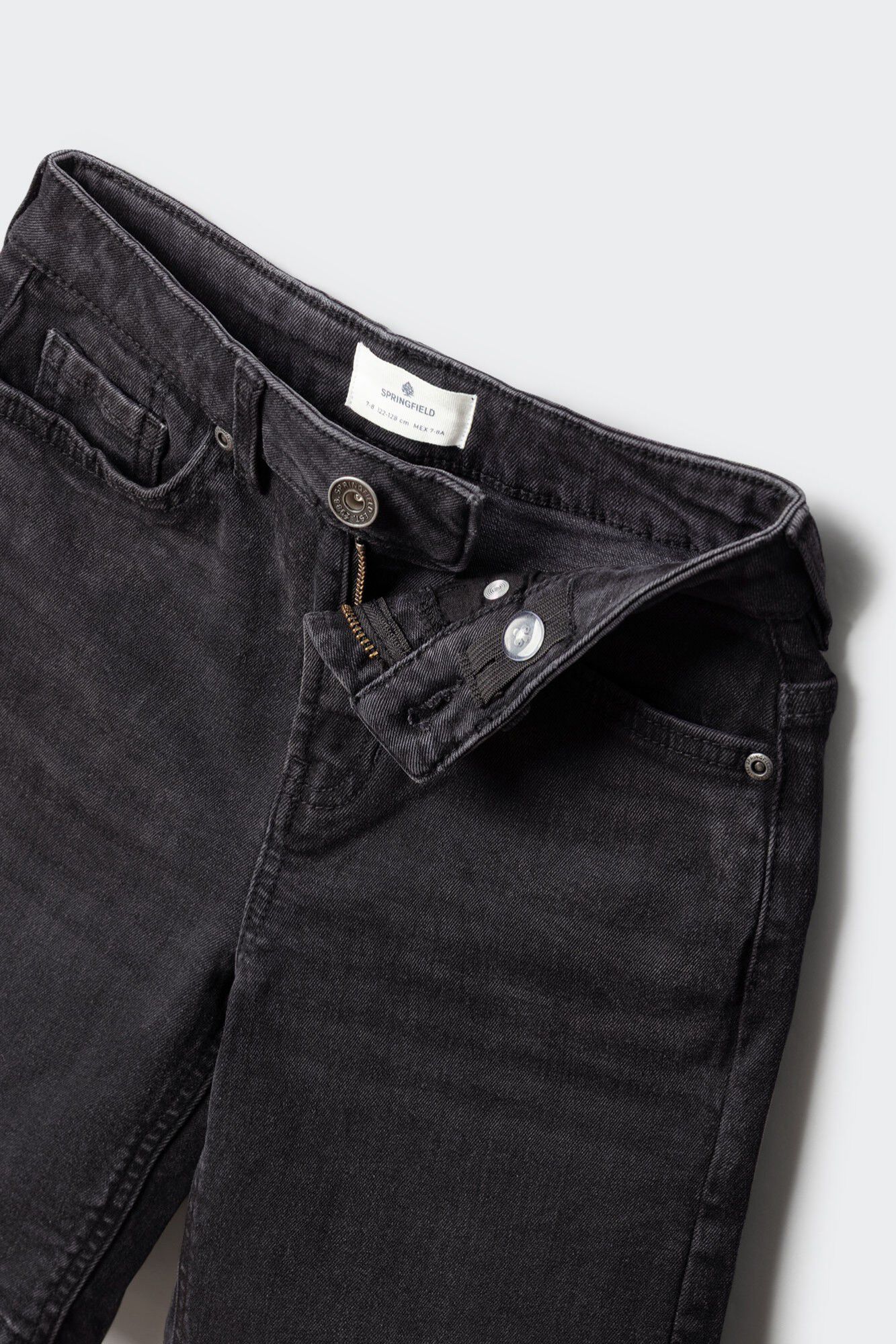 Springfield Kids Bermudas para ni&ntilde;o de denim negro