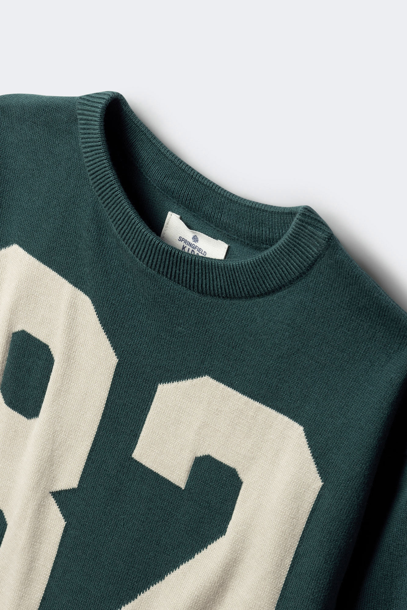 Springfield Kids Jersey Varsity 82 ni&ntilde;o verde