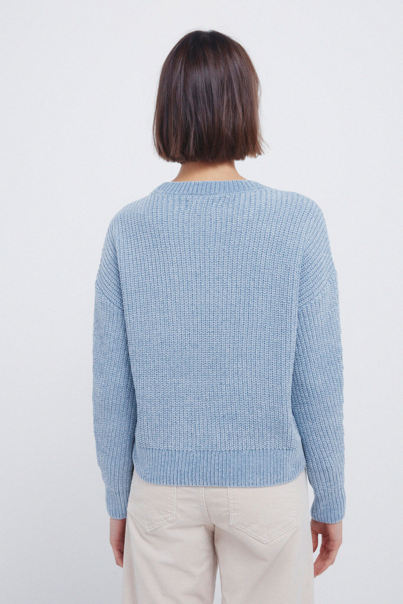 Springfield Jersey de chenilla y lurex estampado