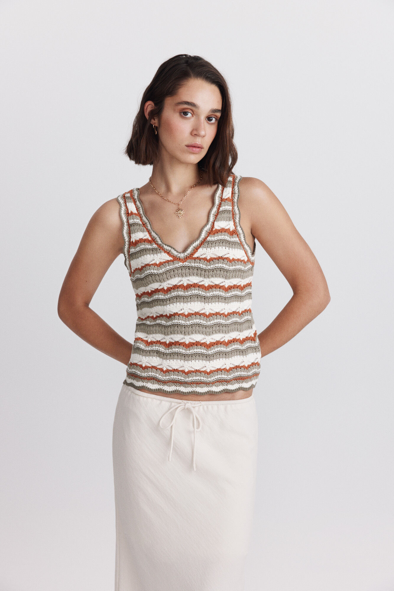 Springfield Vestido de punto multicolor
