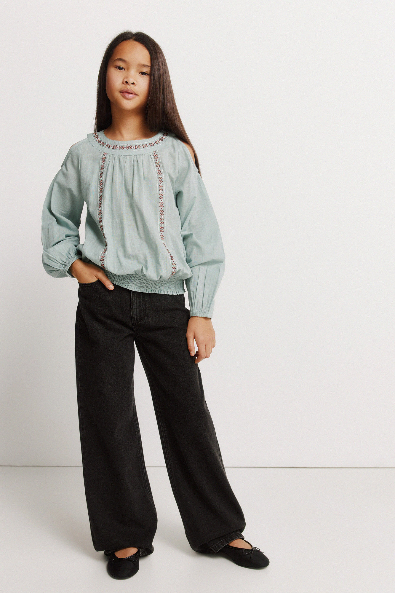 Springfield Kids Blusa con hombros cut out para ni&ntilde;a estampado