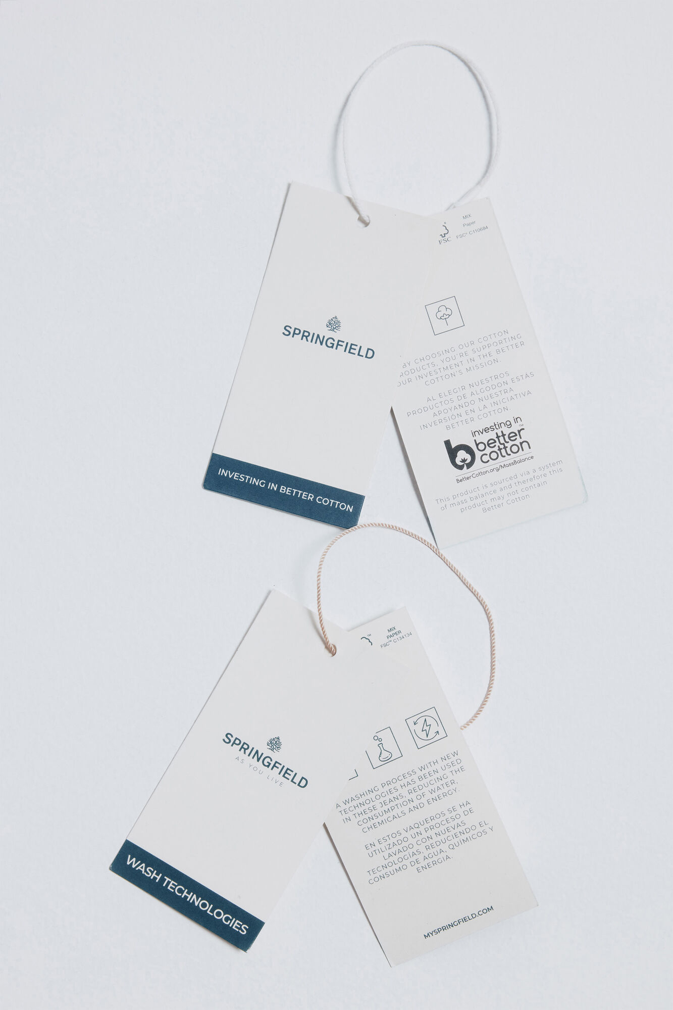 Springfield Jeans sobretintados slim fit turquesa