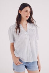 Springfield Blusa romántica lace verde