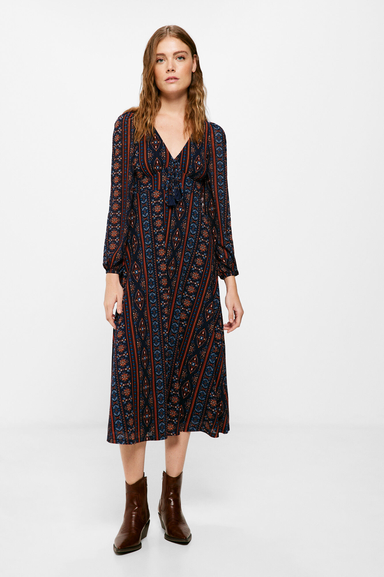 Vestidos springfield sale otoño invierno 2019