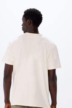 Springfield Playera básica cuello redondo blanco