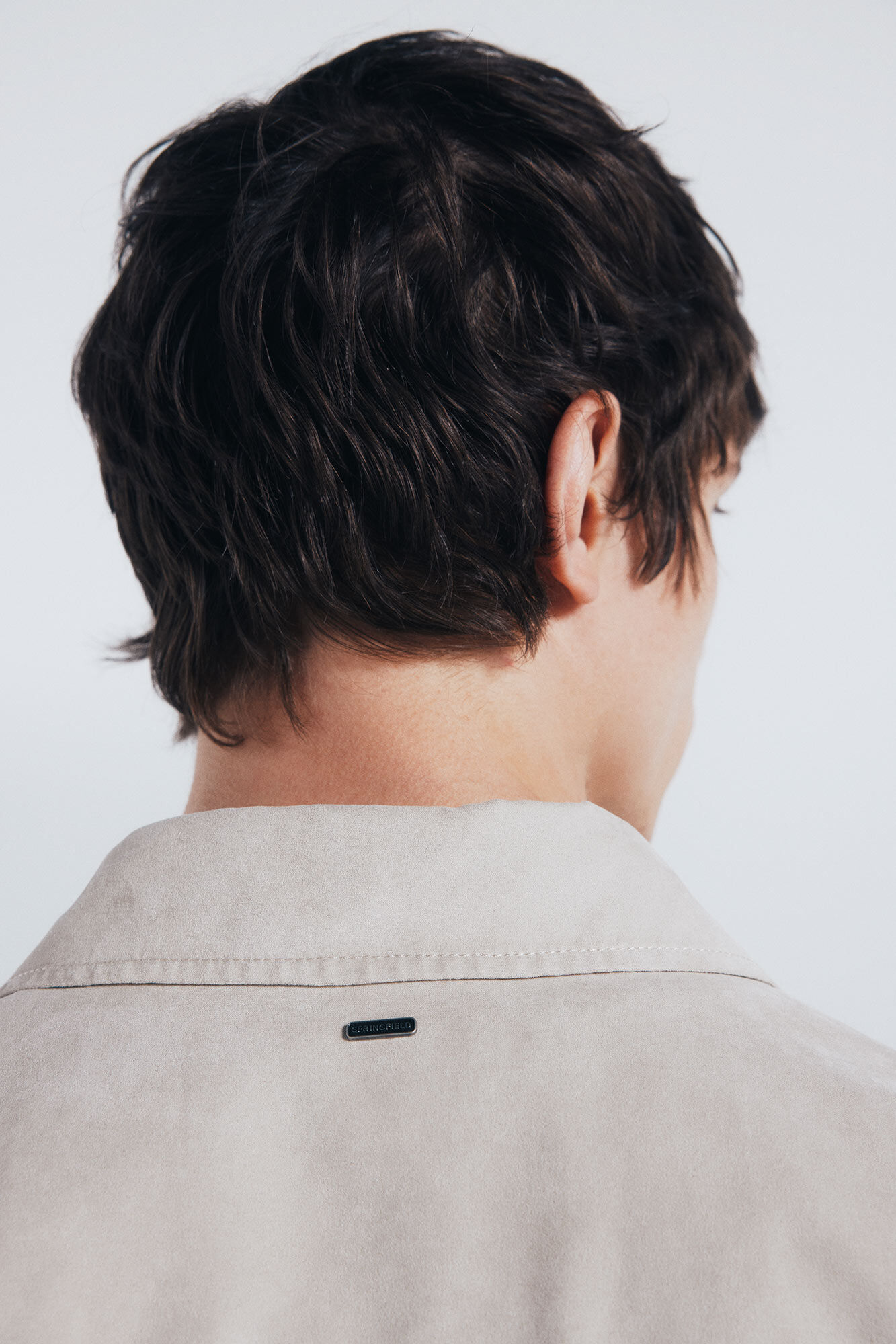 Springfield Chamarra efecto ante caf&eacute;