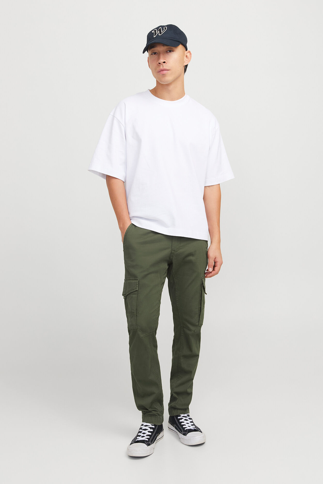 Jack & Jones Pantal&oacute;n cargo de algod&oacute;n