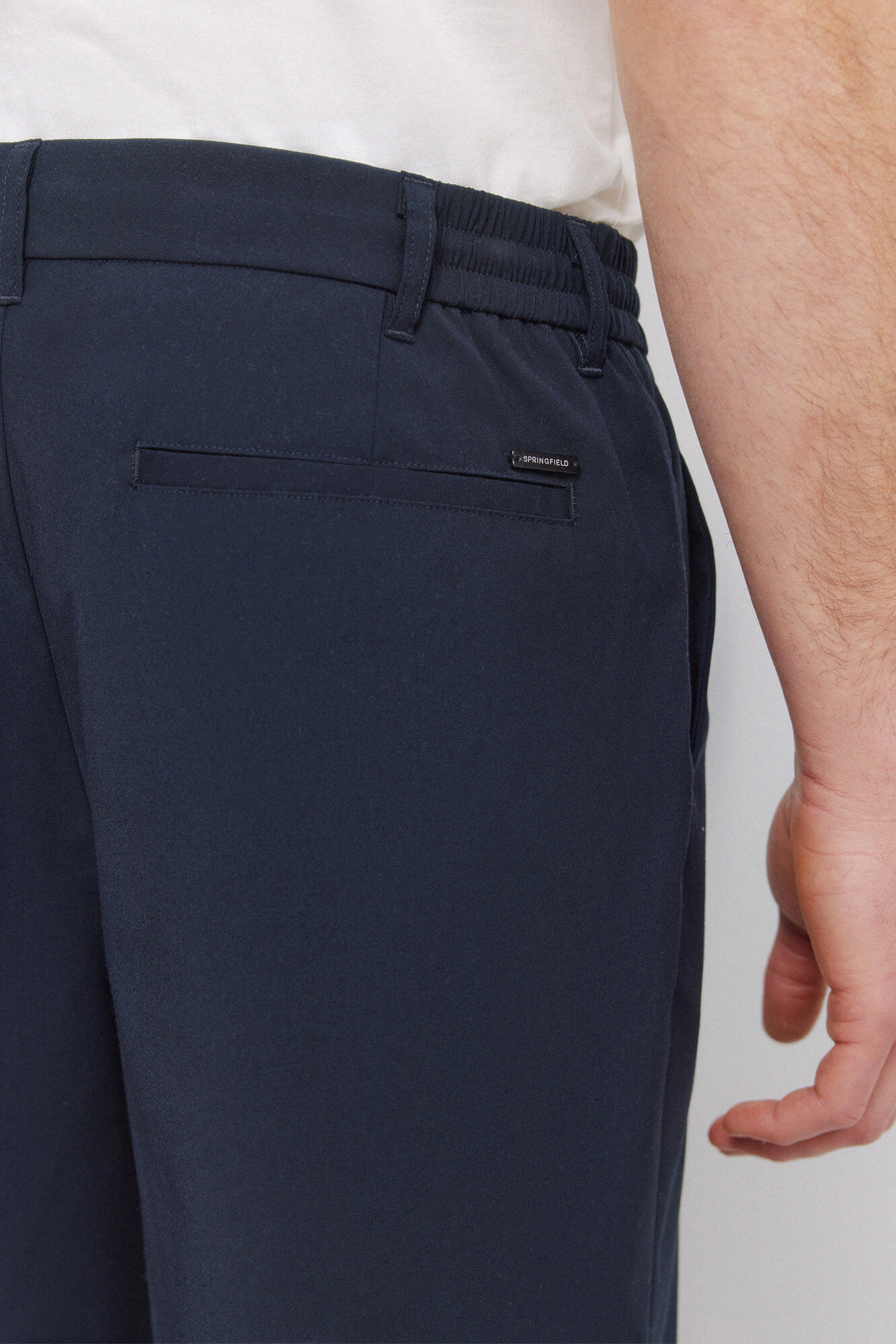 Springfield Pantal&oacute;n recto holgado azul