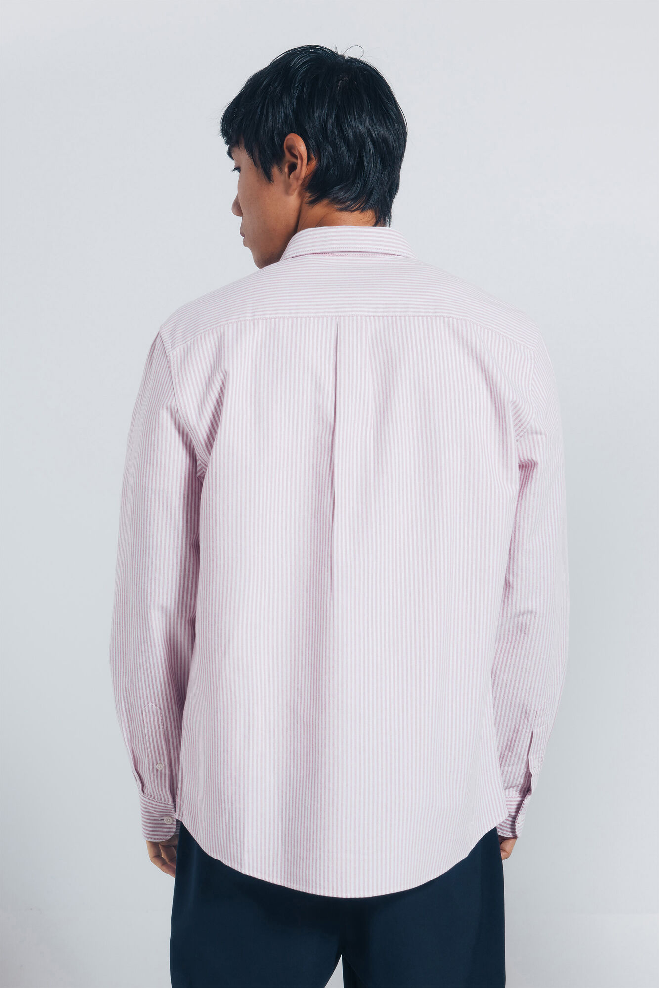 Springfield Camisa Oxford a rayas rojo