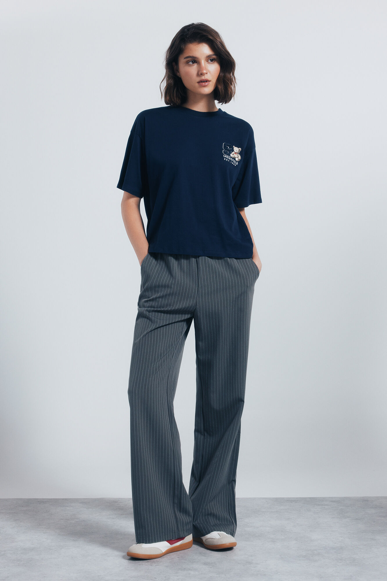 Springfield Playera gr&aacute;fica marino