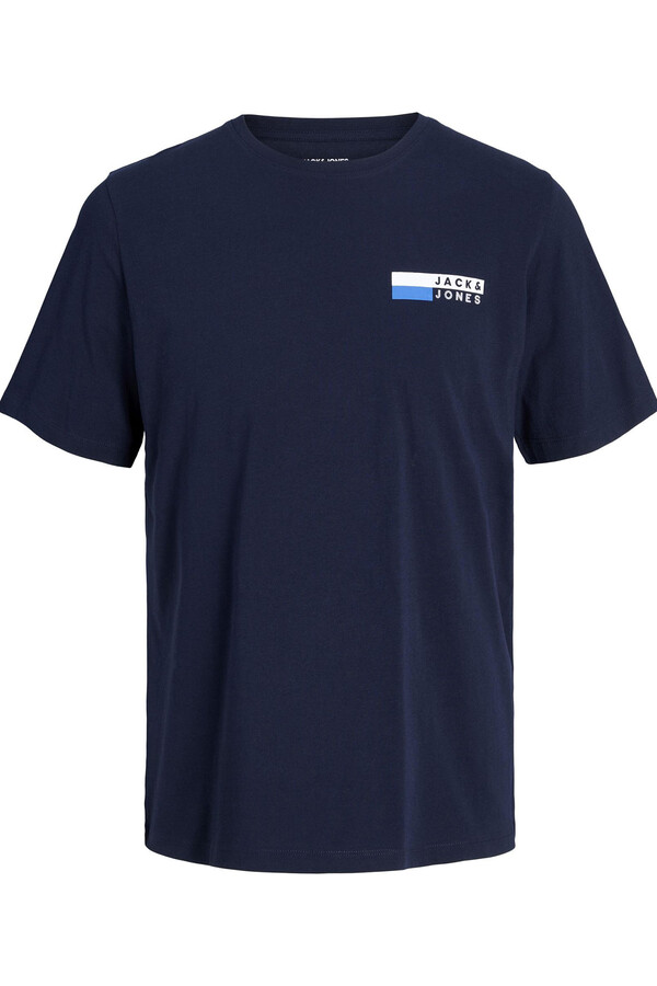 Jack & Jones Playera estándar fit azul