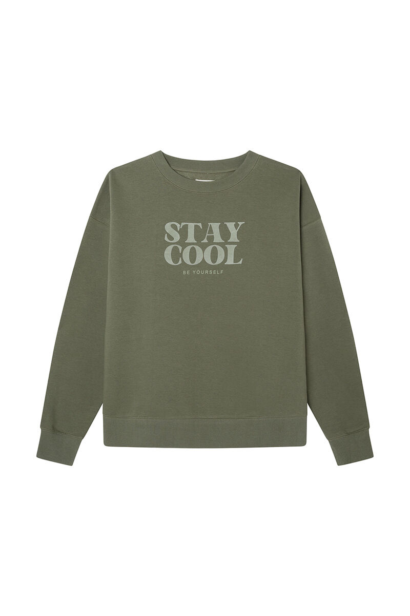 Springfield Sudadera "Stay cool" kaki
