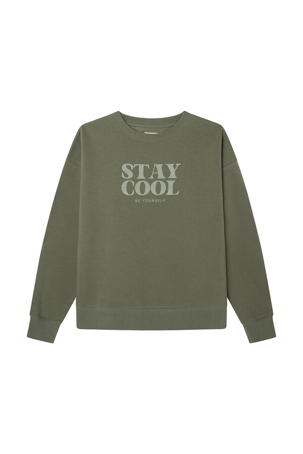 Springfield Sudadera "Stay cool" kaki