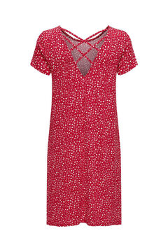 Springfield Vestido corto estampado rojo