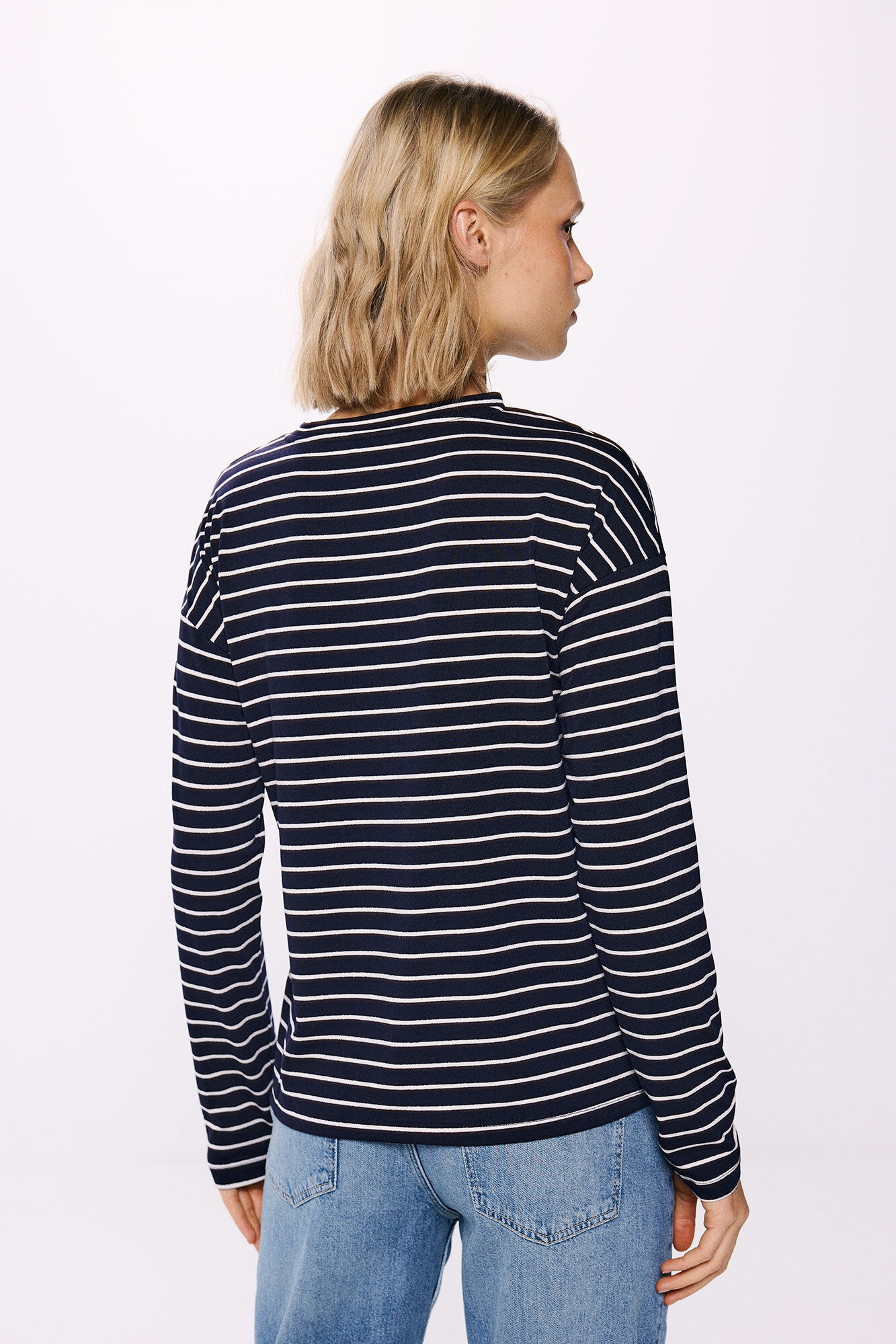 Springfield Playera a rayas azulado