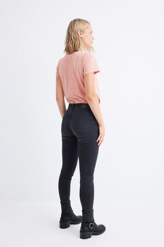 Springfield Jeans Skinny Push up negro