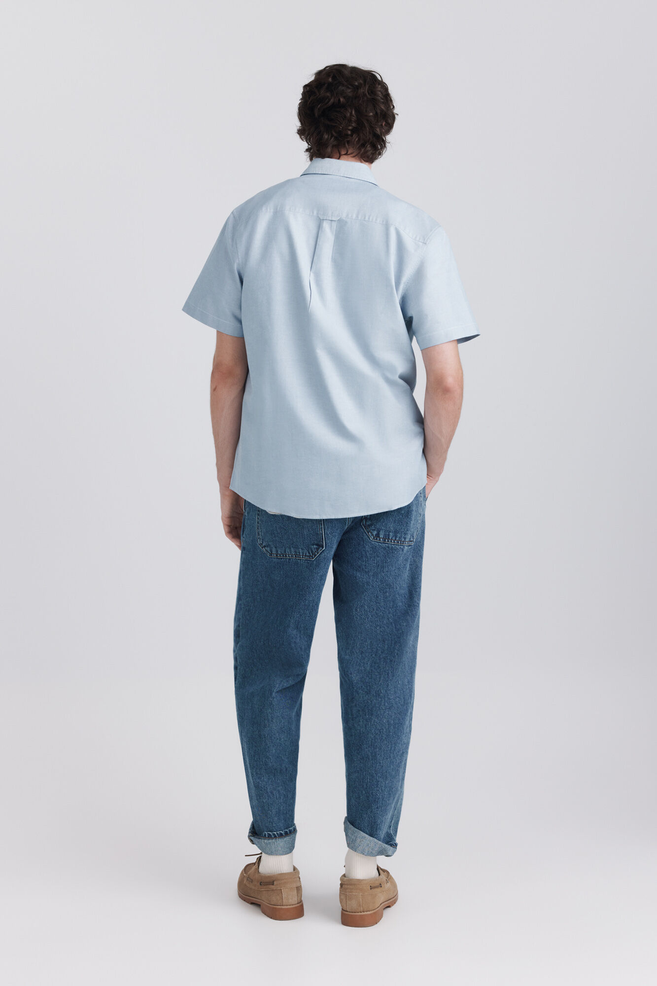 Springfield Camisa oxford ligera estampado