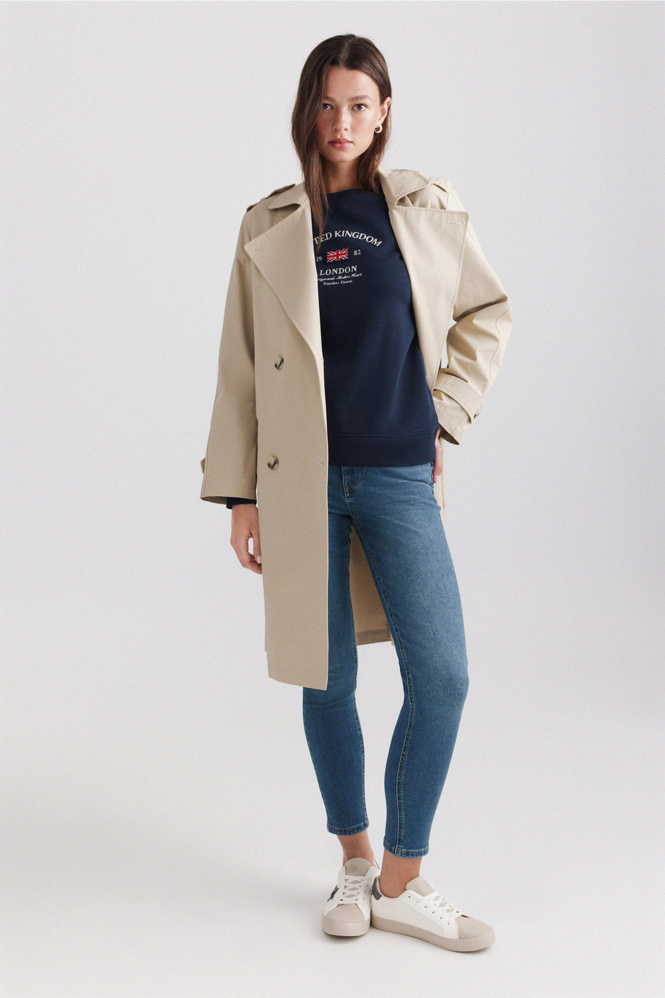 Springfield Sudadera "united kingdom" marino