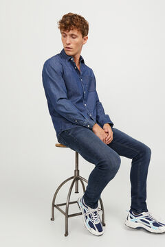Springfield Jeans slim fit azul tinta
