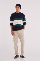 Springfield Pantalón cargo slim fit beige