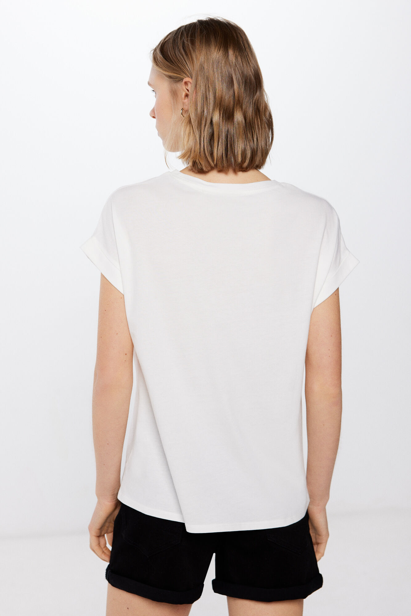 Springfield Playera "Always" Mickey Mouse beige