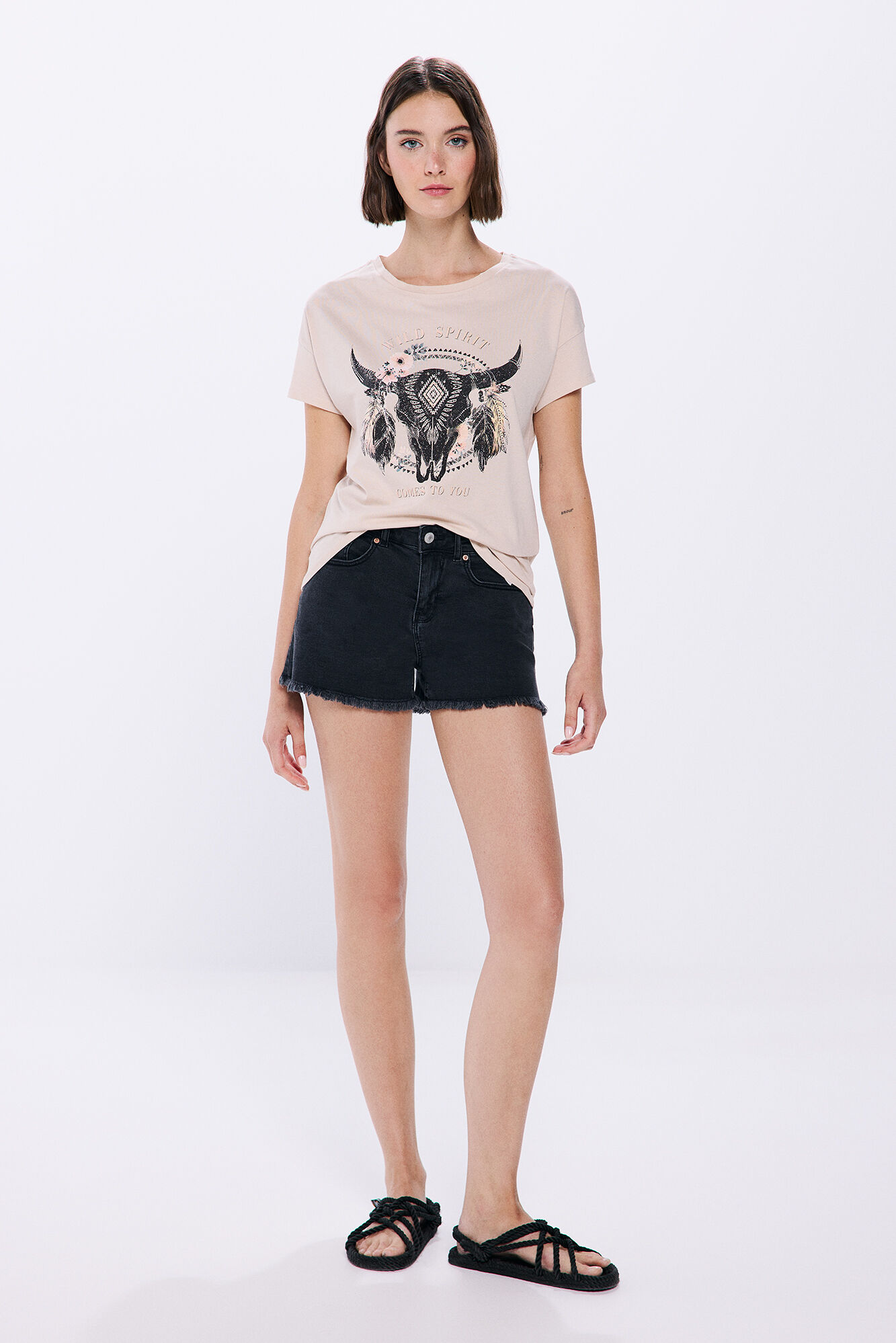 Springfield Playera "Wild spirit" nude