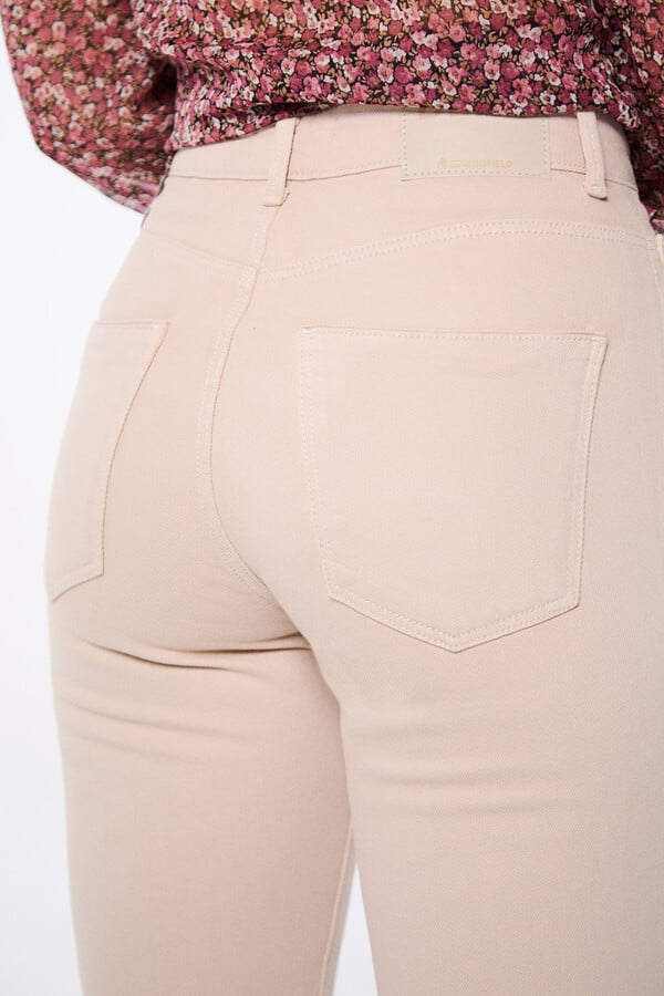 Springfield Jeans mom color beige