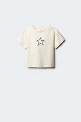 Springfield Kids Playera manga corta estrella ni&ntilde;a. blanco