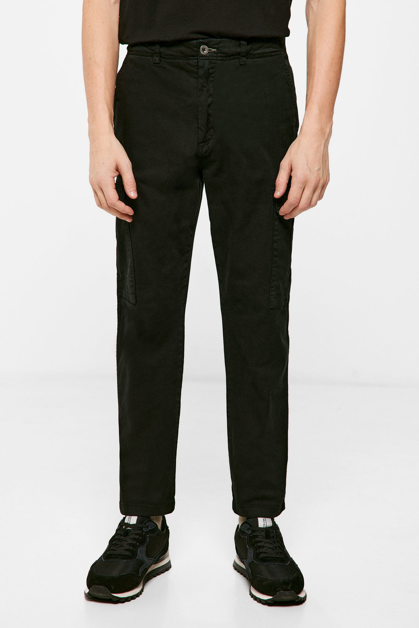 Springfield Pantal&oacute;n cargo negro