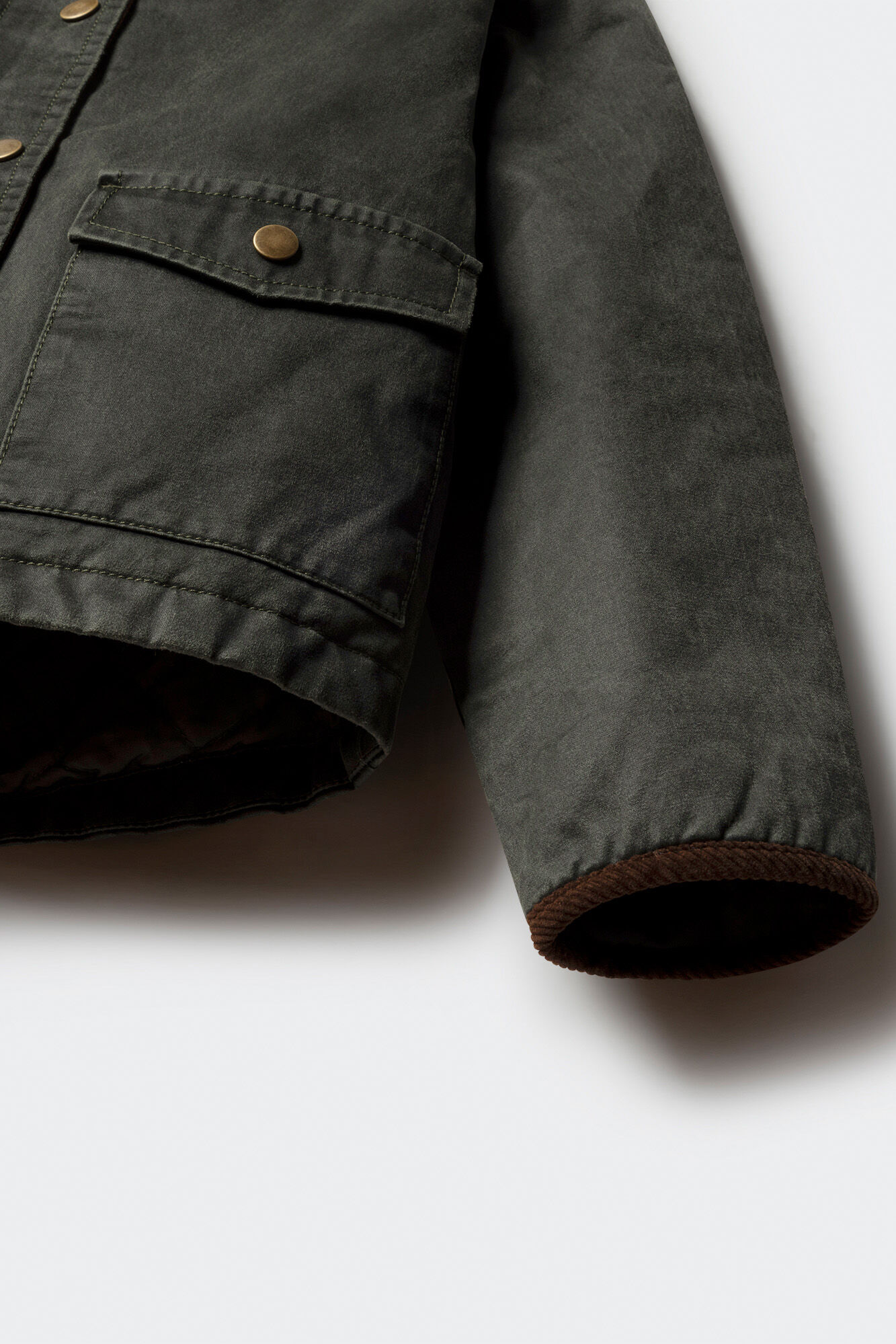 Springfield Kids Parka detalles ni&ntilde;a khaki