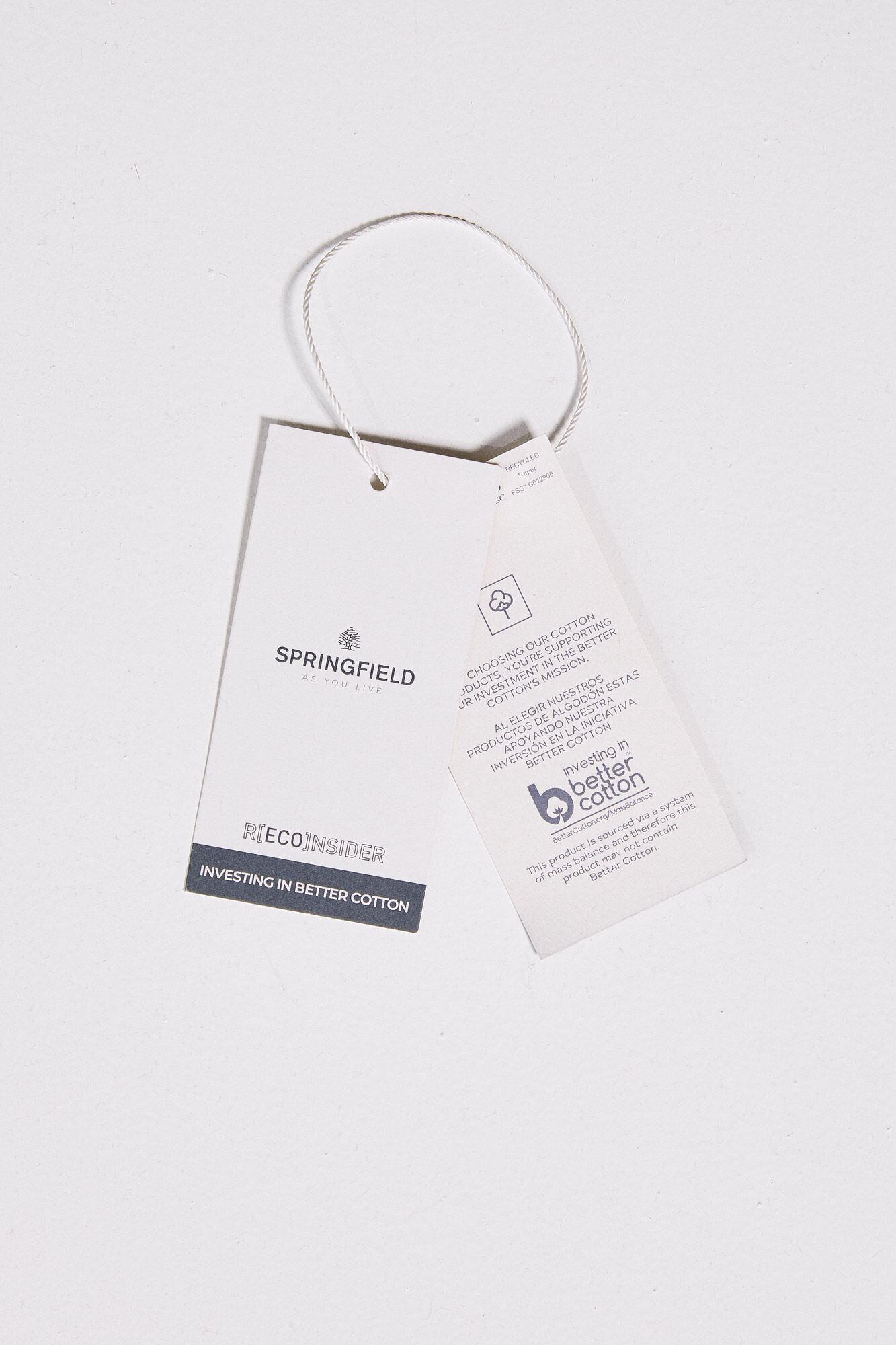 Springfield Camisa estructura mao rosa