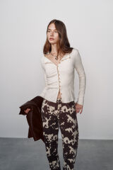 High Spirits Rebecca Check beige