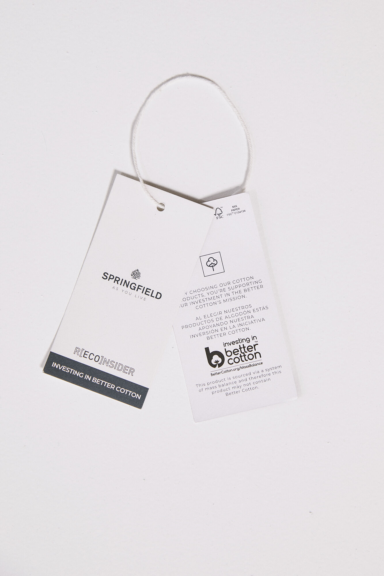 Springfield Cardigan Largo Calados beige