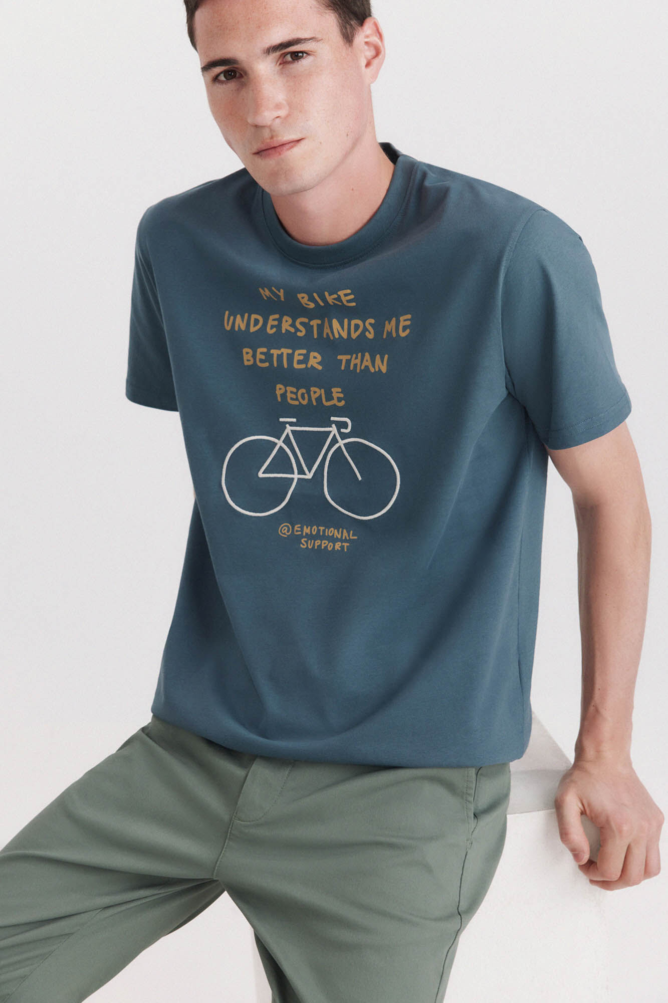 Springfield Playera my bike azul