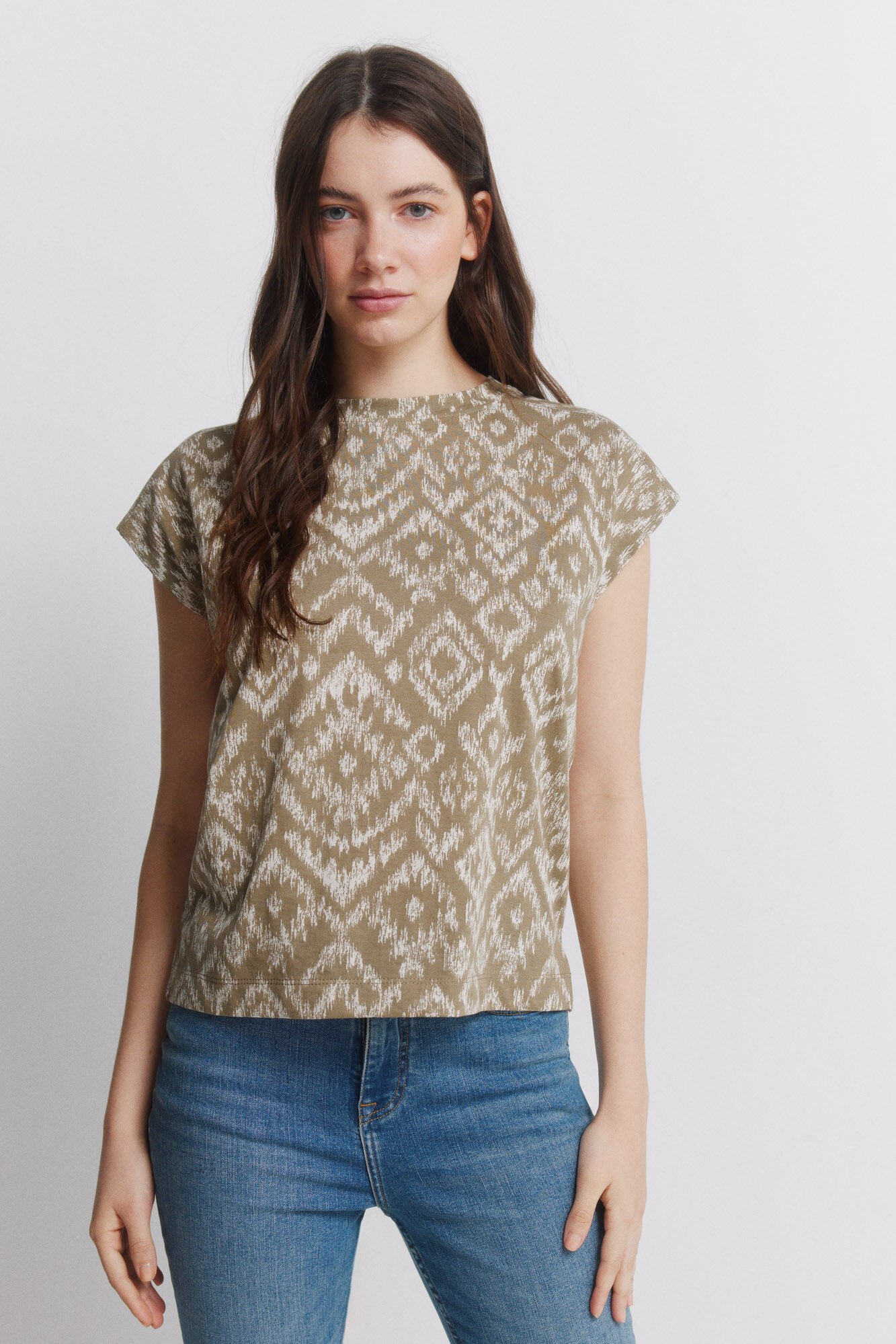 Springfield Playera estampado &eacute;tnico