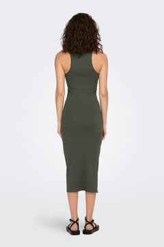 Springfield Vestido midi ajustado gris