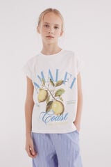 Springfield Playera Amalfi niña natural