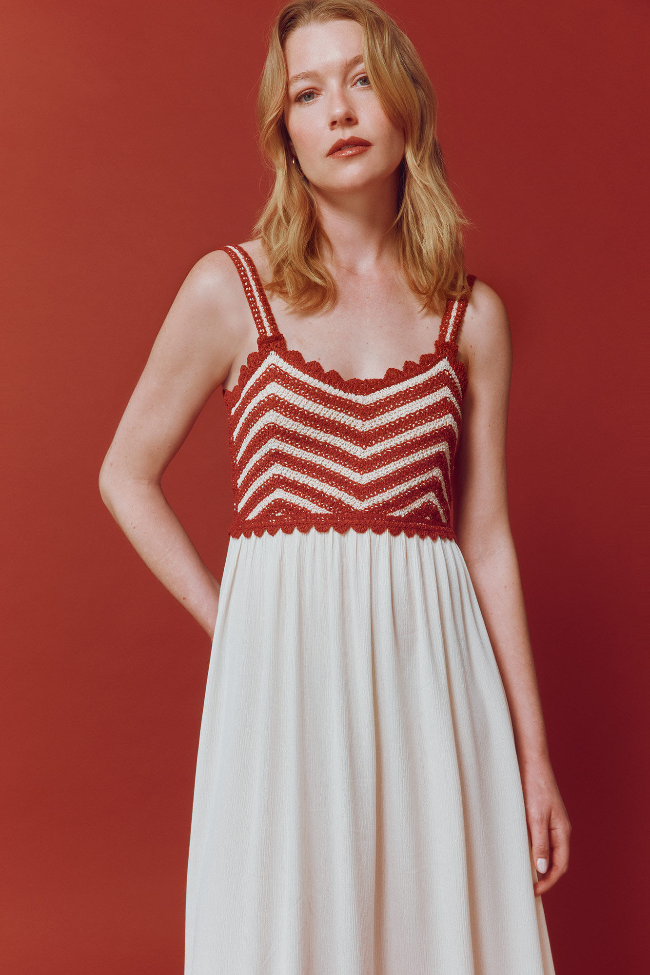 Springfield Vestido Mallorca caf&eacute;