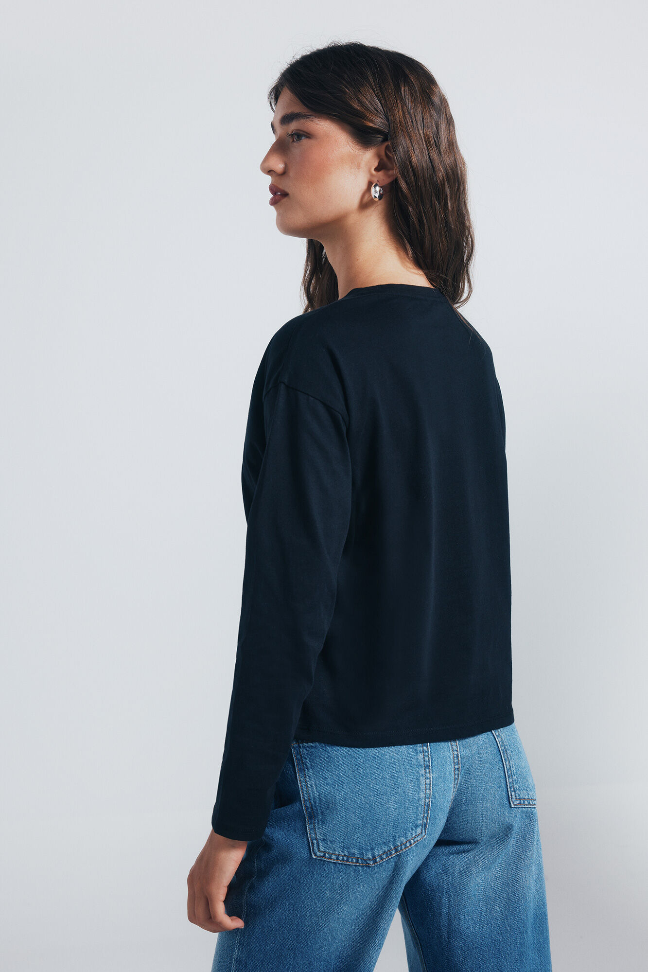 Springfield Playera tachuelas negro