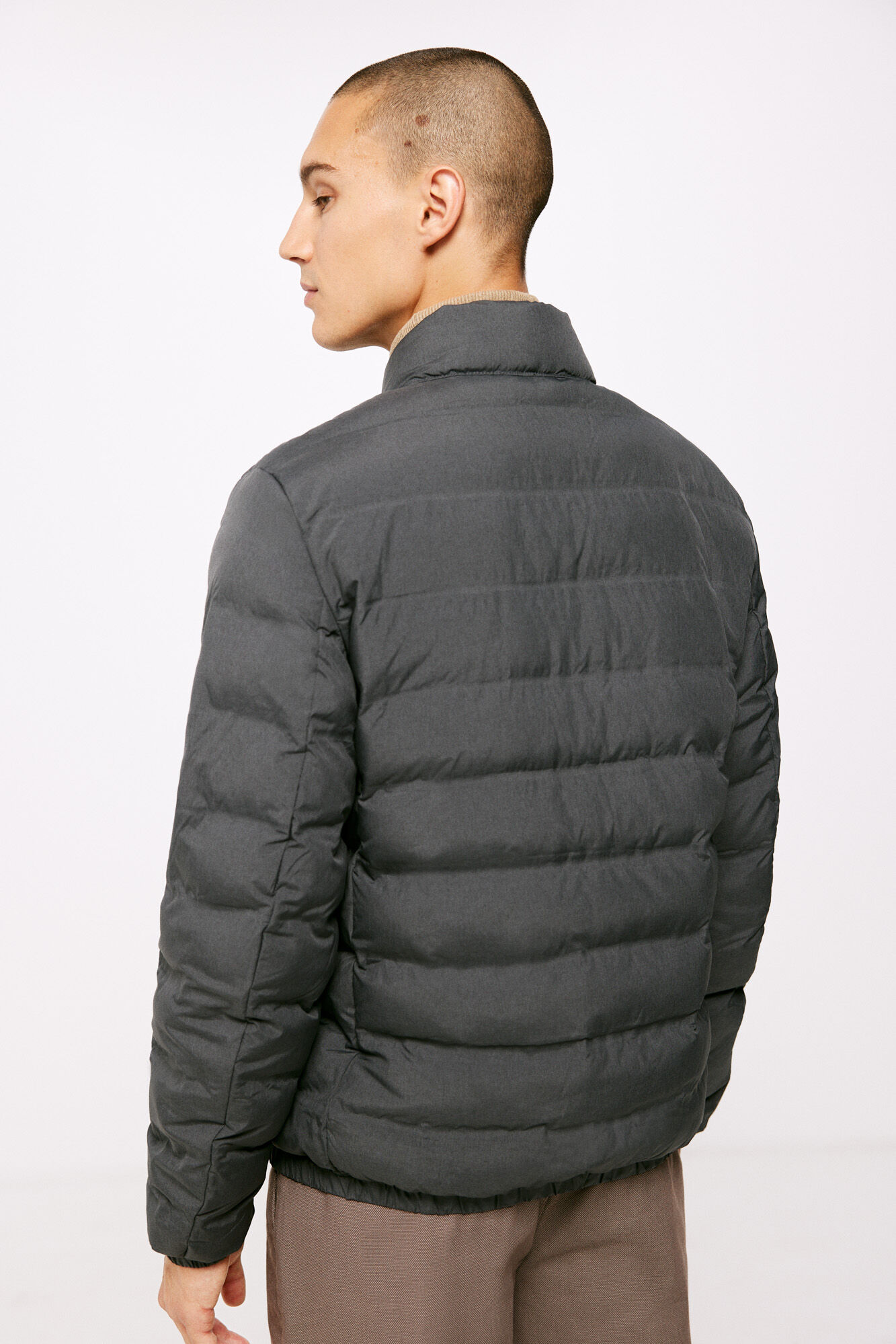 Springfield Chamarra acolchada termosellada gris