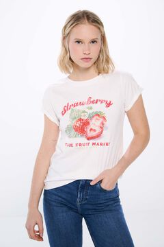 Springfield Playera gráfica frutas natural