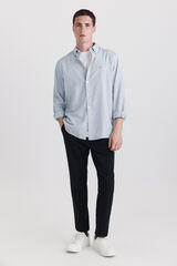 Springfield Pantal&oacute;n chino slim fit negro