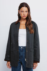 Springfield Parka encerada verde