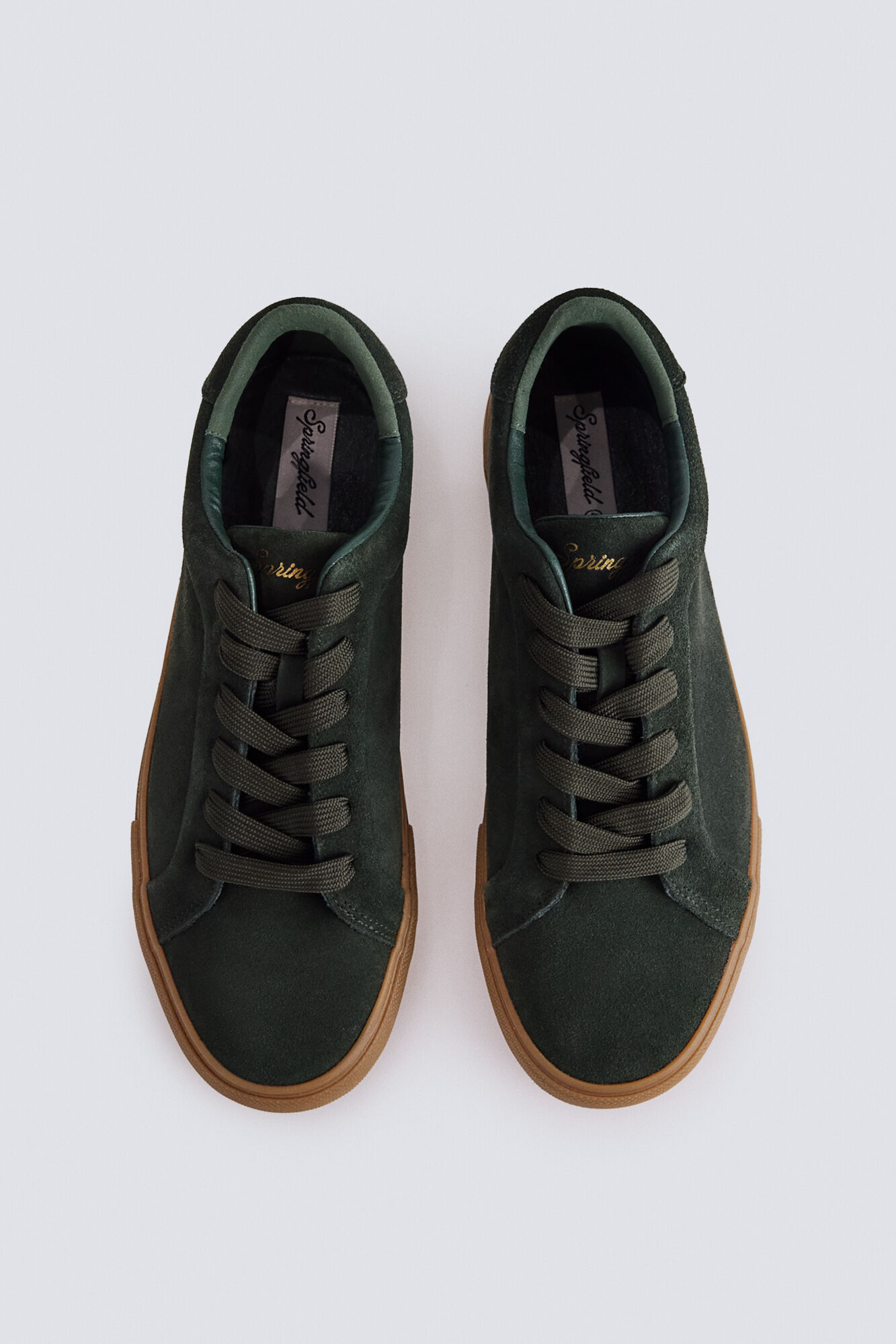 Springfield Tenis de piel verde