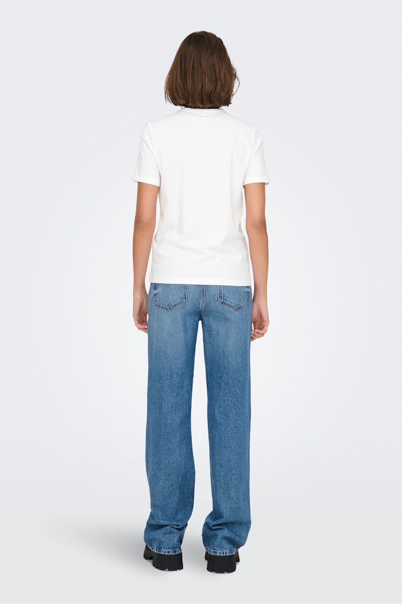 Only Playera de manga corta natural