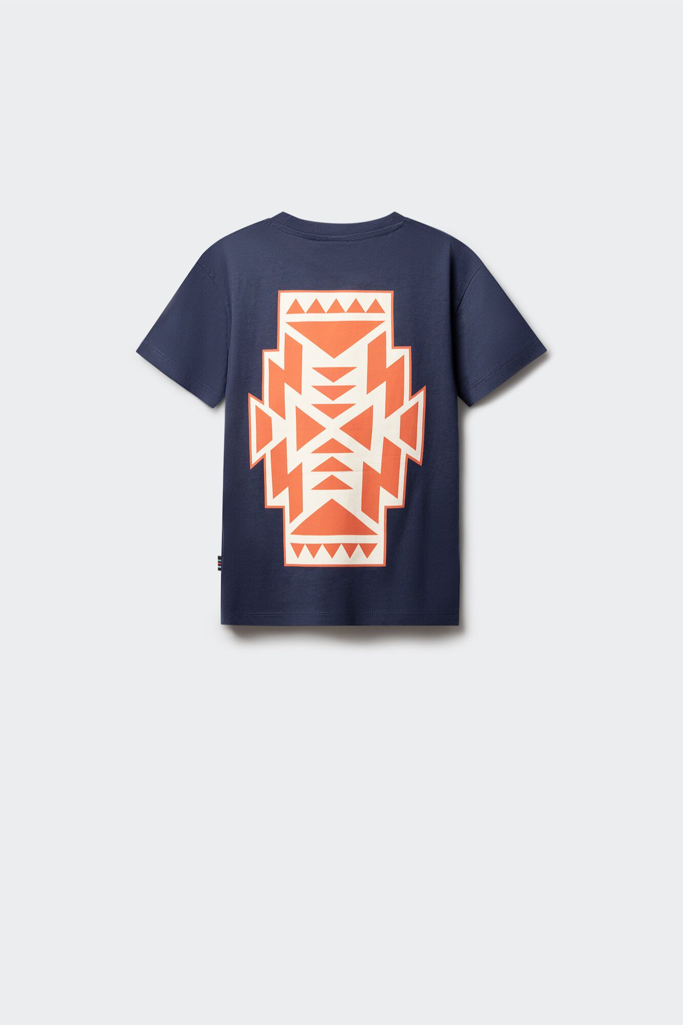 Springfield Kids Playera de manga corta con gr&aacute;fico &eacute;tnico para ni&ntilde;o