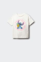 Springfield Kids Playera de manga corta "Lilo &Stich" ni&ntilde;a marfil