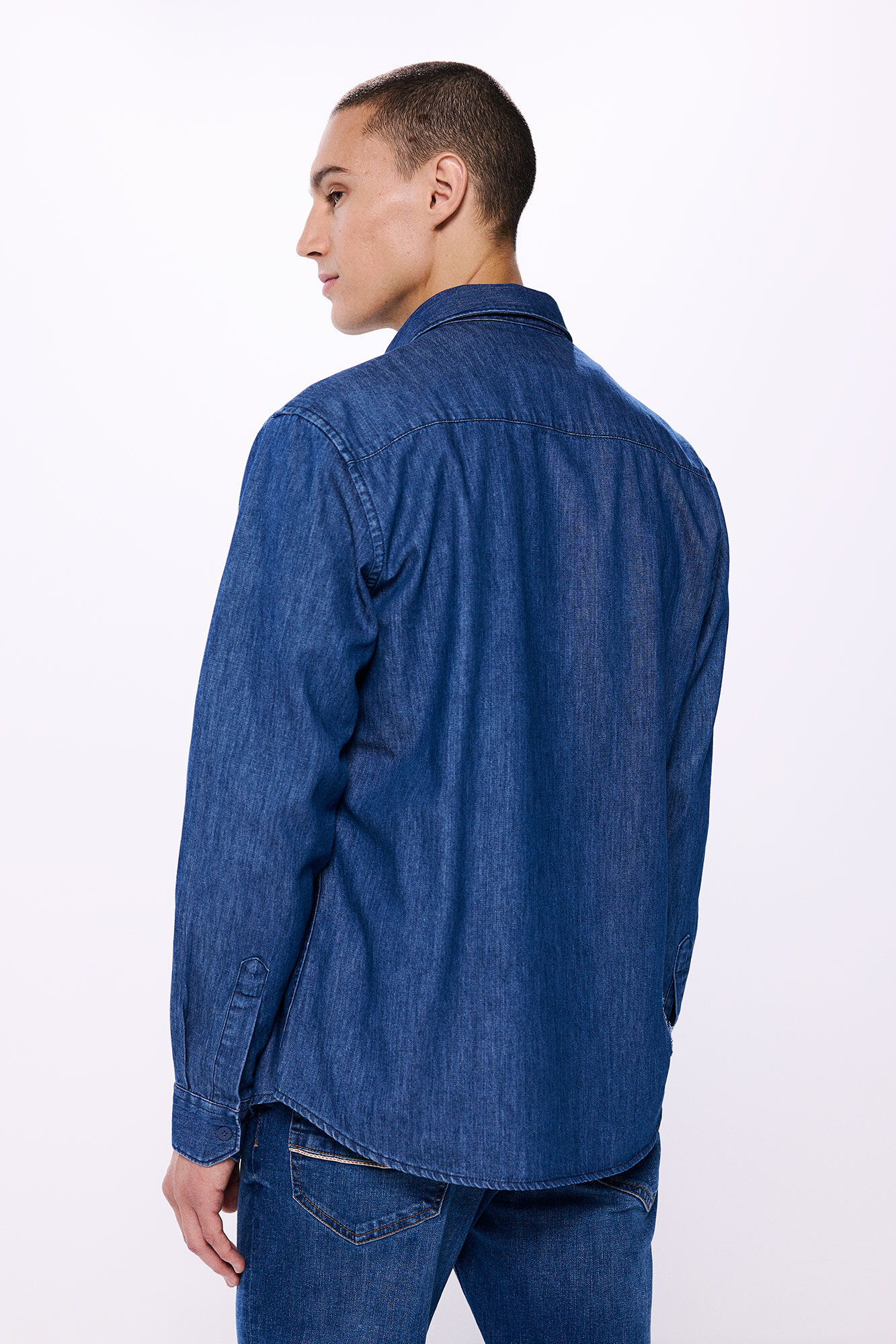 Springfield Camisa vaquera azulado