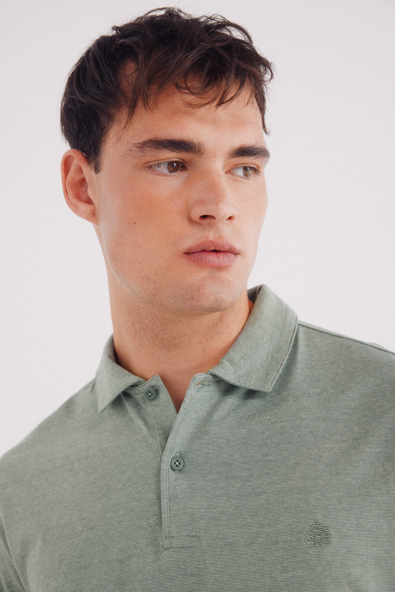 Springfield Polo jersey microraya verde